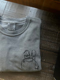 Custom Photo + Design Hand-Embroidered Apparel – Personalized