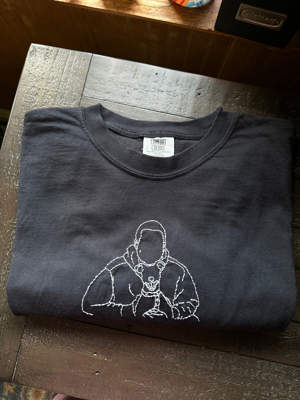 Custom Photo + Design Hand-Embroidered Apparel – Personalized