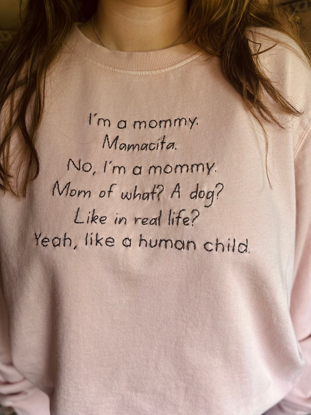 Custom Photo + Design Hand-Embroidered Apparel – Personalized