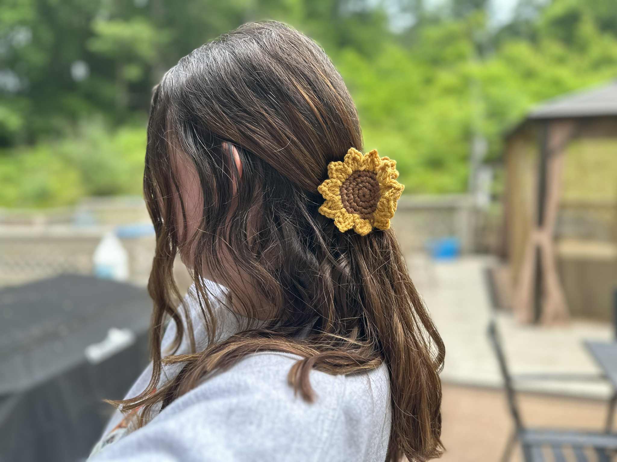 2-Inch Crochet Claw Clip – Cute Handmade Hair Accessory for Everyday Wear